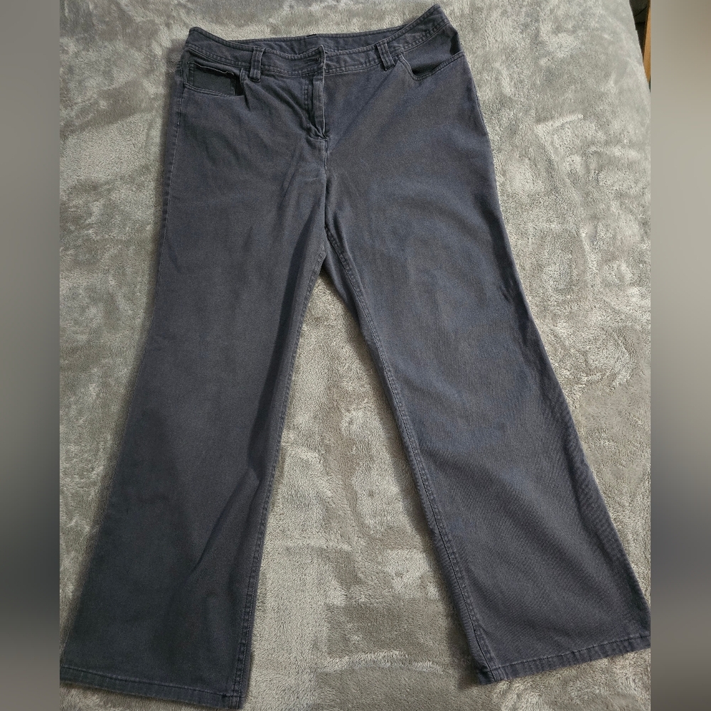 Style & Co. Charcoal Wide-Leg Pants